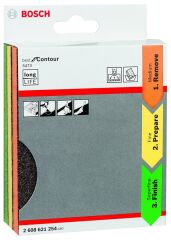 BOSCH S473 Çift Taraflı Sünger Zımpara Seti 3 Parça