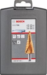 BOSCH 4-30 mm HSS-TiN Kademeli Matkap Ucu Seti 3 Parça (2608587432)