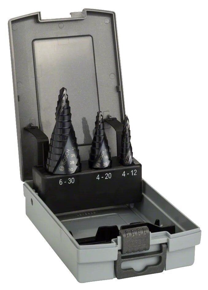 BOSCH 4-30 mm HSS-AITiN Kademeli Matkap Ucu Seti 3 Parça (2608588069)