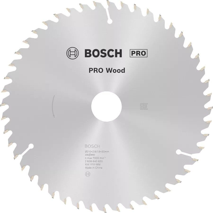 BOSCH Pro Wood 210 mm 48 Diş Ahşap Daire Testere Bıçağı