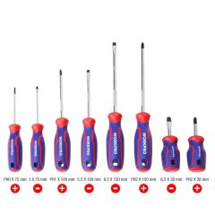 WORKPRO WP200505 8 Parça Profesyonel CR-V Manyetik Tornavida Seti