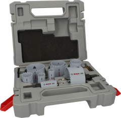 BOSCH PRO 17 Parça HSS-Bimetal Panç - Delik Açma Seti Ahşap ve Metal için
