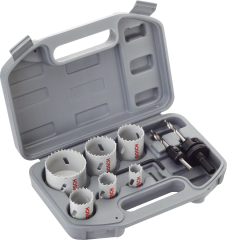 BOSCH 9 Parça HSS-Bimetal Panç - Delik Açma Testere Seti Ahşap ve Metal için