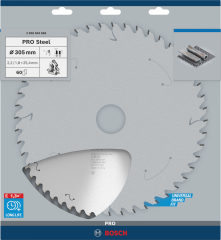 BOSCH PRO Steel 305X2.2x25.4 mm 60 Diş Elmas Uçlu Metal Kesme Testeresi