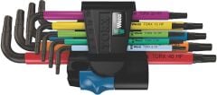 WERA 967/9 Renkli Torx Alyan Anahtar Takımı 9 Parça(05024179001)