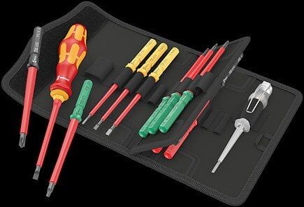 WERA Kraftform Kompact VDE 16 Parça Tornavida Takımı (05006607001)