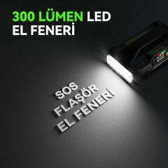 Lokithor JA3000PRO 12V 3000Amp LiFePO4 Akıllı Akü Takviye + Pompa + Powerbank + Led Lamba