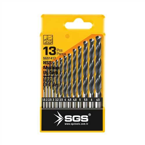 SGS 1417 13 PARÇA HSS MATKAP UCU SETİ