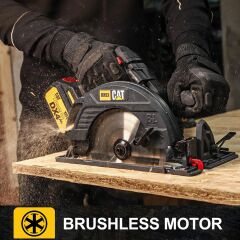 CAT DX53BCB 18Volt 4.0Ah 185mm Kömürsüz Profesyonel Daire Testere