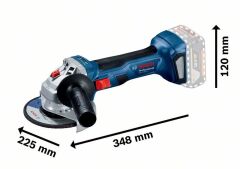 BOSCH GWS 180-LI Akülü Taşlama 115 mm (Akü-Şarj Aleti Hariç)
