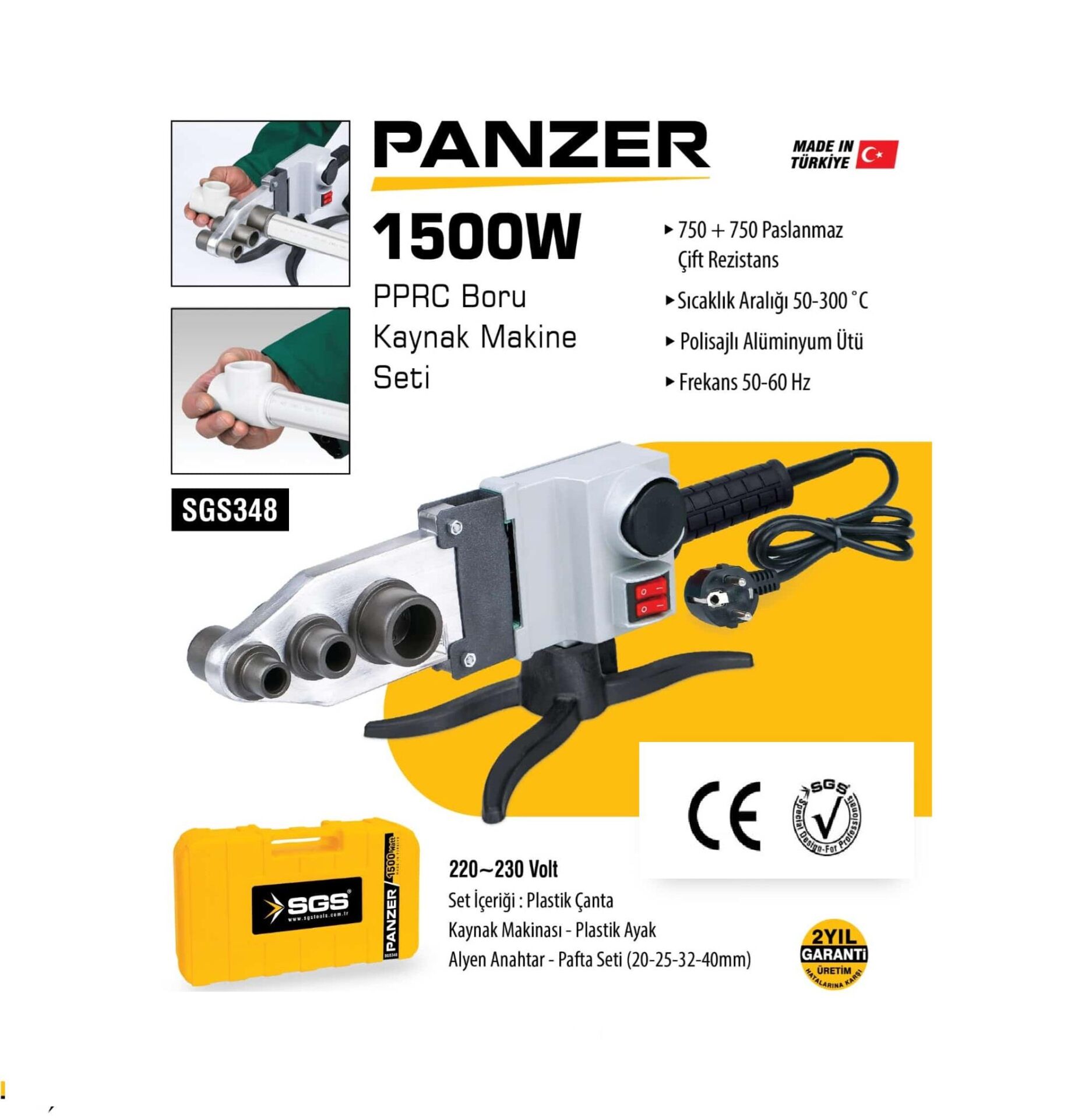 SGS 348 PPRC BORU KAYNAK MAKİNASI PANZER