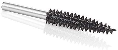 KUTZALL TX-18-EC Ekstra Kalın Diş Konik Çam Tipi Törpü (3.1 mm Sap)