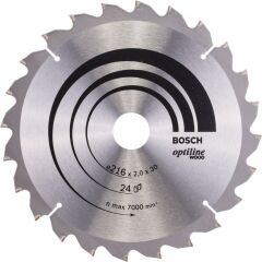 BOSCH Optiline Wood 216 mm 24 Diş Ahşap Elmas Daire Testere
