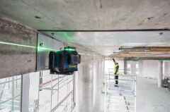 BOSCH GLL 80-33 G Yeşil Lazer Terazi 3x360 Derece Mıknatıs Sehpalı