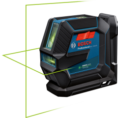 BOSCH GLL 2-15 G Çapraz Çizgili Yeşil Lazer Terazi Plastik Çantalı