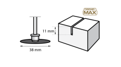 DREMEL MAX SC545DM Speedclic Elmas Kesme Diski 38 mm