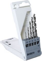 BOSCH 5 Parça 1/4 Girişli HSS-G Metal Matkap Ucu Seti
