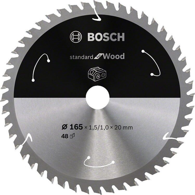 BOSCH 165 x 1,5 x 20 mm 48 Diş Ahşap Elmas Daire Testere Bıçağı