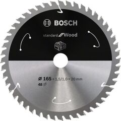 BOSCH 165 x 1,5 x 20 mm 48 Diş Ahşap Elmas Daire Testere Bıçağı