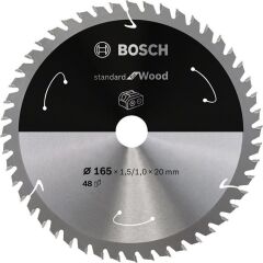 BOSCH 165 x 1,5 x 20 mm 48 Diş Ahşap Elmas Daire Testere Bıçağı