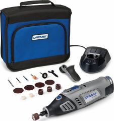 DREMEL 8100 JC Akülü El Motoru 7.2 Volt 15 Parça