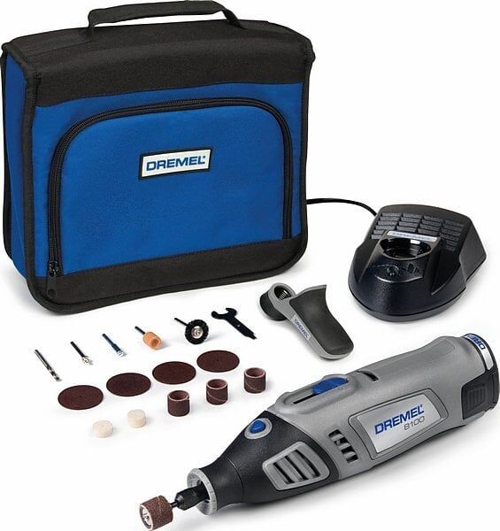 DREMEL 8100 JC Akülü El Motoru 7.2 Volt 15 Parça