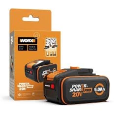 WORX WA3645 20Volt 5.0Ah Li-ion PowerShare Pro Yedek Akü