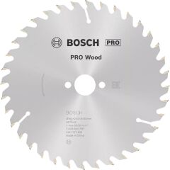 BOSCH 160x20x2,6/1,6 mm 36 Diş PRO Wood  Ahşap Elmas Daire Testere Bıçağı