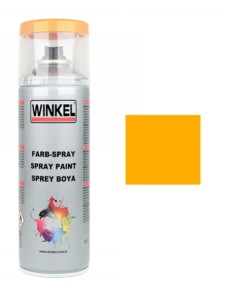 WINKEL Kavun Sarısı Parlak Sprey Boya (RAL 1028)