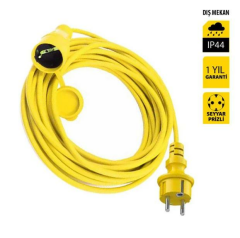 Stanley ST-EC-1015 Uzatma Kablosu 10 Mt, 3x1.5mm, 1 Prizli, IP44