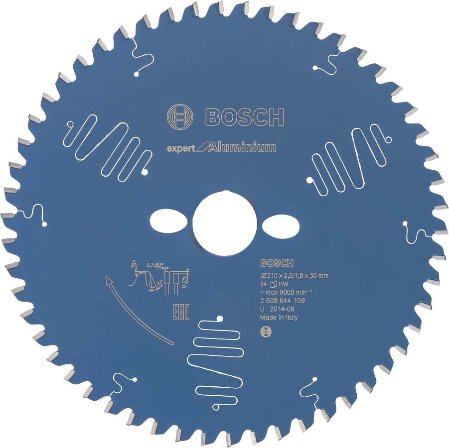 BOSCH Expert for Aluminyum 210x30x2,6 mm 54 Diş Aluminyum Elmas Daire Testere