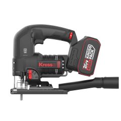 Kress KUE26 20Volt 4.0Ah Li-ion Çift Akülü Profesyonel Kömürsüz Devir Ayarlı Şarjlı Dekupaj Testere