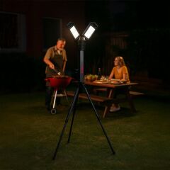 Kress KUF09.9 20Volt 2000/4500 Lümen Profesyonel Kule Tipi Teleskopik Katlanabilir LED Projektör (Akü Dahil Değildir)