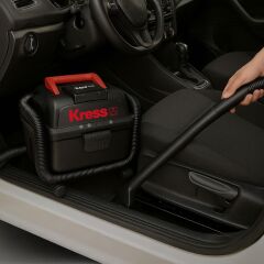 Kress KH035.9 20Volt 250W/17Kpa Flexi Esnek Hortumlu Şarjlı Islak/Kuru Süpürge & Üfleme (Akü Dahil Değildir)