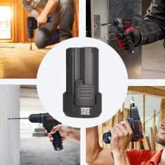 Kress KPB1202 12Volt 2.0Ah Li-ion Profesyonel Yedek Akü