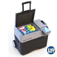 Acopower PX40 12/24/220Volt 40Litre Kompresörlü Tekerlekli Outdoor Oto Buzdolabı (Akü Dahil Değildir)