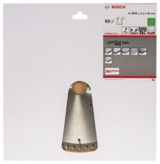 BOSCH Optiline Wood 254 mm 60 Diş Ahşap Elmas Daire Testere