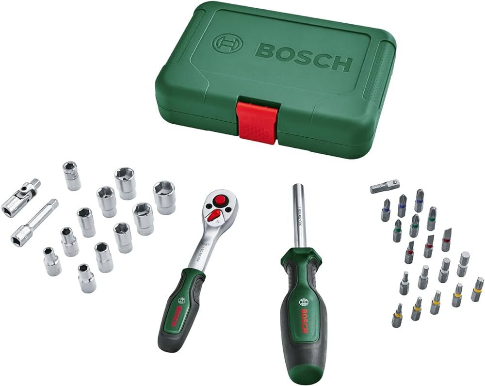 BOSCH 34 Parça Bits Tornavida ve Lokma Takımı (1600A02BY1)