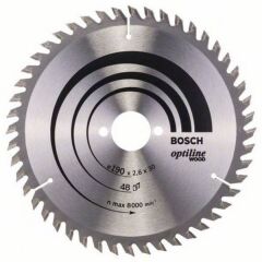 BOSCH Optiline Wood 190 mm 48 Diş 2'li Ahşap Elmas Daire Testere Bıçağı