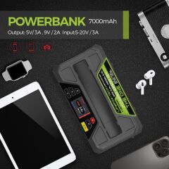 Lokithor JTC4250 12V/220V 4250Amp LiFePO4 Akıllı Akü Test + Akü Takviye + Akü Şarj Cihazı