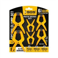 SGS 1684 PRATİK İŞKENCE SETİ 6 PARÇA 75MM-100MM-150MM