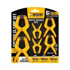 SGS 1684 PRATİK İŞKENCE SETİ 6 PARÇA 75MM-100MM-150MM