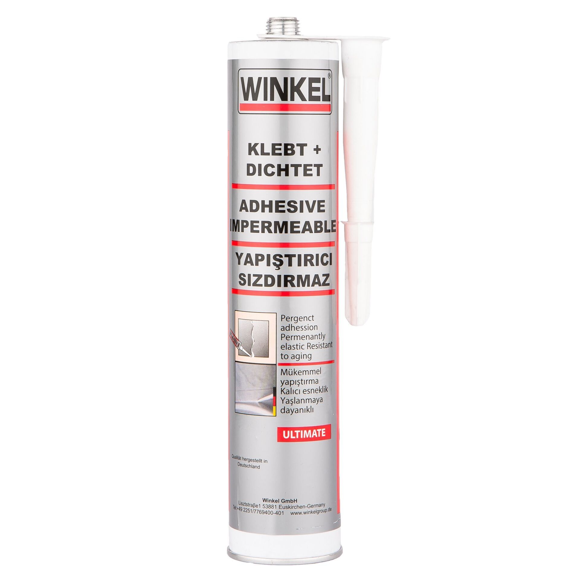 WINKEL Yapıştırıcı Sızdırmaz Poliüretan Mastik (BEYAZ) (160261-B)