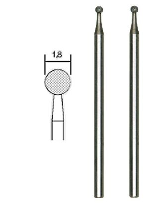 PROXXON 1,8 mm Cam-Seramik-Taş İşleme İçin Elmas Gravür Ucu 2,4 mm Saplı (28222)
