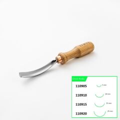 STRYI 110915 Bükülmüş Derin Oluklu Ahşap Oyma Iskarpelası 15 mm