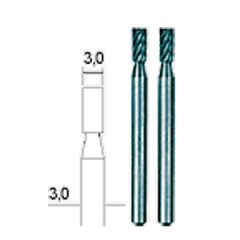 PROXXON 3 mm Freze-Gravür Ucu Silindirik 2'li (28722)