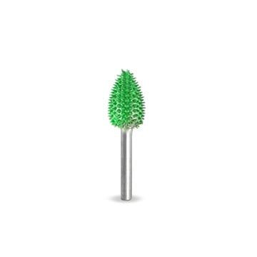 SABURTOOTH 18F38-50 Alev Tipi Törpü 9.52 mm Kalın Diş (Sap:3.2 mm)