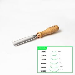 STRYI 100825 Düz Tip Oluklu Ahşap Oyma Iskarpelası 25 mm