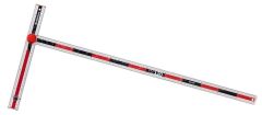 Hultafors PS120 Alüminyum Dört Fonksiyonlu Açı ve İşaretleme Cetveli 120 cm 253501