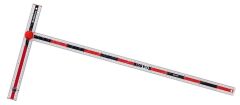 Hultafors PS120 Alüminyum Dört Fonksiyonlu Açı ve İşaretleme Cetveli 120 cm 253501
